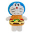 Doraemon Hamburger Soft Stuffed Plush Multiple Sizes