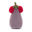 Jellycat Toastie Vivacious Red Aubergine Soft Stuffed Plush 17cm 6.69inches