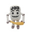 Steal A Brainrot Job Sahur Plush Toy 25cm 10inches