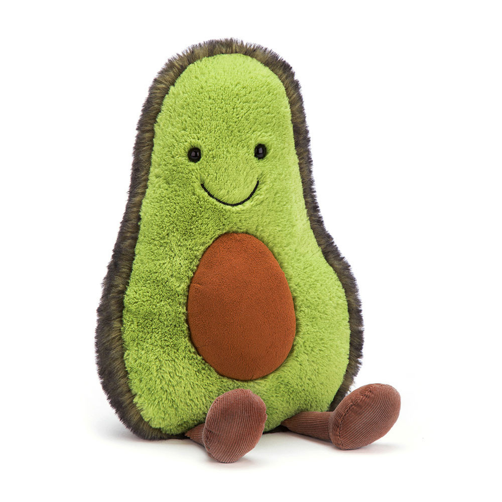 Jellycat Amuseables Avocado Medium Soft Stuffed Plush 28cm 11.02inches