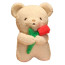 Shy Bear Cute Plush Toy