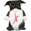 Graduation Gnome With Scroll Soft Stuffed Plush 16cm 6.29inches