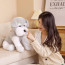 Grey Schnauzer Plush Toy 35cm 13.8inches