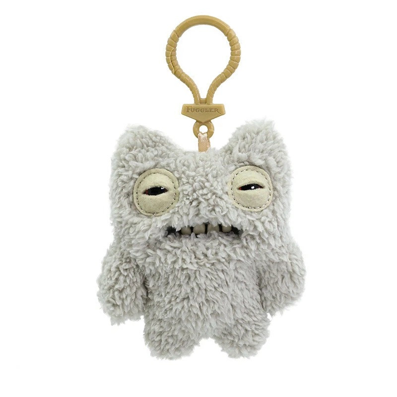 Zuru Fuggler Munch Munch v2 Grey Plush Keyring Keychain 12cm 4.7inches