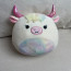 Squishmallows Rainbow Cow Plush Toy