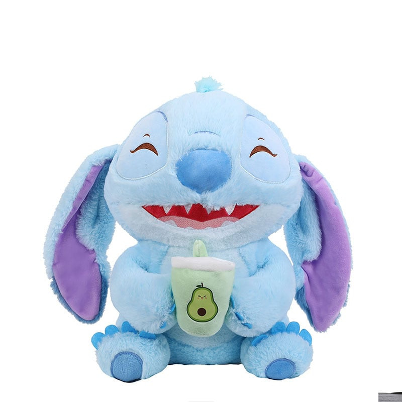 Disney Stitch Holding Cup Soft Stuffed Plush Multiple Sizes