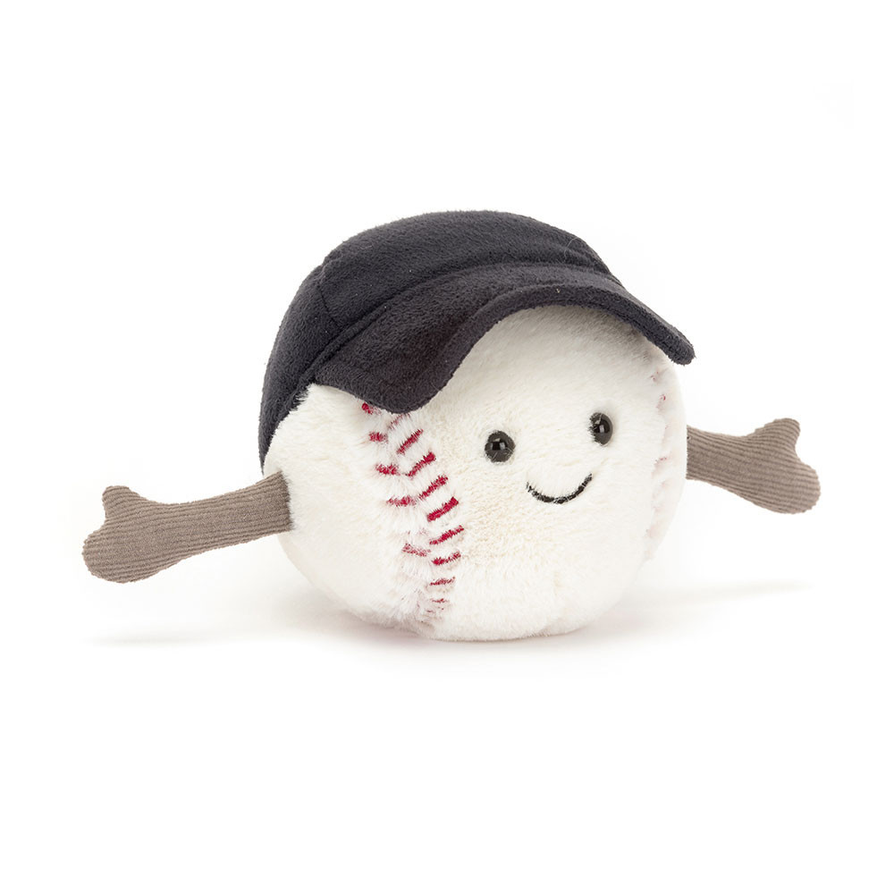 Jellycat Amuseables Sports Baseball Soft Stuffed Plush 11cm 4.33
