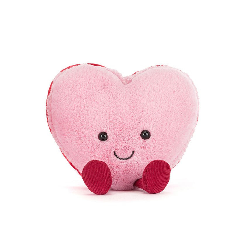 Jellycat Amuseables Colette Heart Macaron Valentine's Day Soft Stuffed Plush 15cm 5.9inches