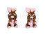 Feisty Pets by William Mark -  Stuffed Bunny