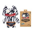 Zuru Fuggler FuggGlow Edition Stinkface Zebra Plush Toy 22cm 8.6inches