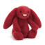 Jellycat Bashful Luxe Bunny Scarlett Medium Soft Stuffed Plush 31cm 12.2inches