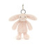Jellycat Bashful Blush Bunny Bag Charm 15cm 5.90inches