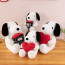 Snoopy Holding Flowers Soft Stuffed Plush Multiple Sizes