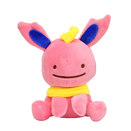 Ditto X Flareon From Pokemon Plush Toy