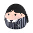 Squishmallows Wednesday Addams Plush Toy 30cm 12inches