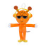 Sprunki Incredibox Orange (Oren) Plush Toy 23cm 9inches