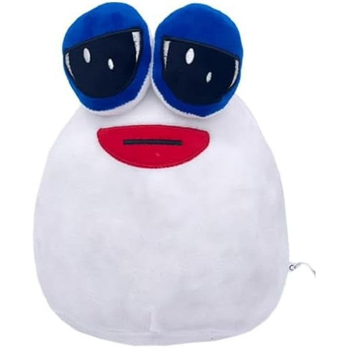 Sad Pou Alien Soft Stuffed Plush 23cm 9.05inches White