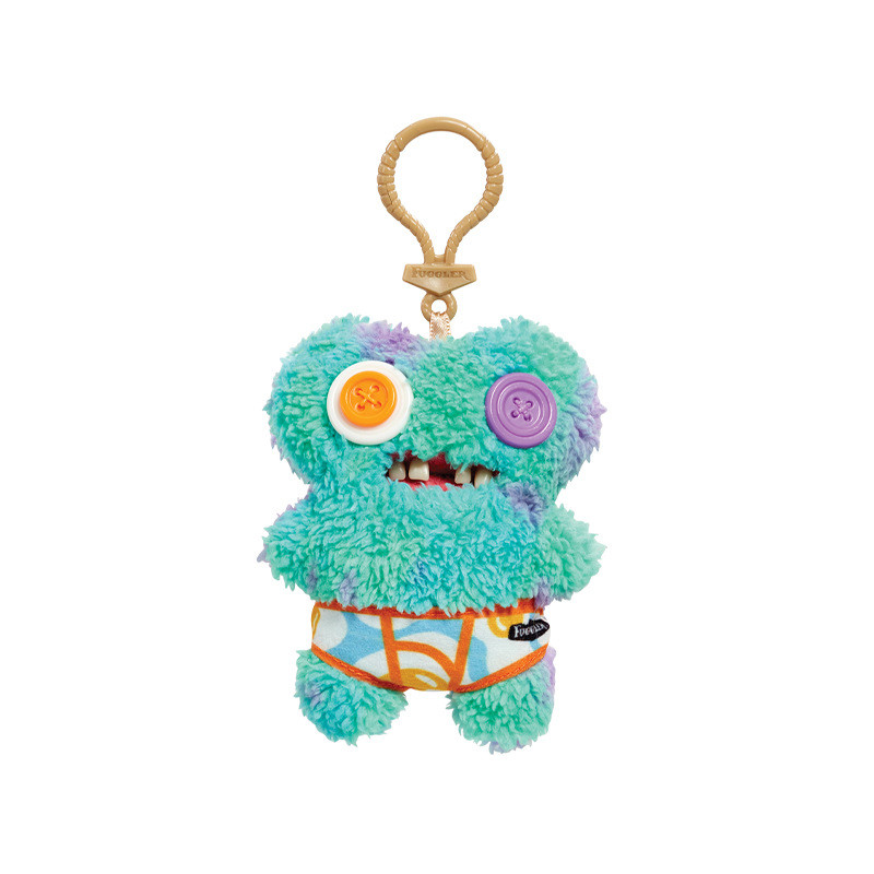 Zuru Fuggler Wave 4 Gaptooth McGoo Underwear Plush Keyring Keychain 12cm 4.7inches