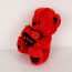 Valentines Red Love Heart Bear Plush Multiple Sizes