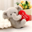 Valentines You Stole My Heart Elephant Plush 26cm 10.2inches