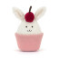 Jellycat Amuseables Dainty Dessert Bunny Cupcake Soft Stuffed Plush 14cm 5.51inches