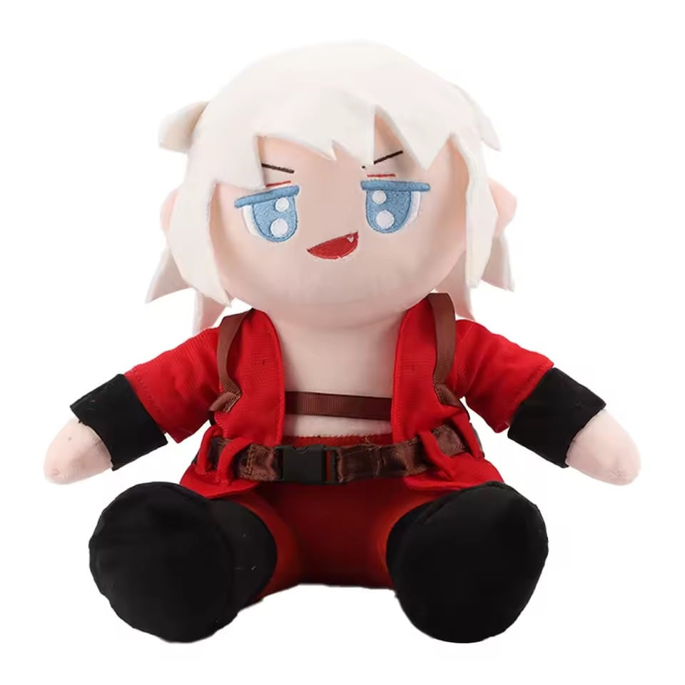 Devil May Cry Dante Sitting Soft Stuffed Plush 25cm 10inches