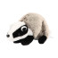 Borwn And White Badger Plush Toy 36cm 14.2inches