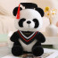 Graduation Panda Bear Soft Stuffed Plush Red 26cm 10.24inches