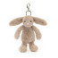 Jellycat Bashful Beige Bunny Bag Charm 13cm 5.11inches