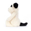 Jellycat Amuseables Bashful Black & Cream Puppy Medium Soft Stuffed Plush 30cm 11.81inches