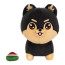 Mocha Dog Plush Toy 16cm 6.3inches