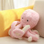 Pink Octopus Plush Toy 18cm 7inches
