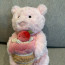 Jellycat Strawberry Cake Leola Bear Shanghai Exclusive Soft Stuffed Plush 28cm 11inches