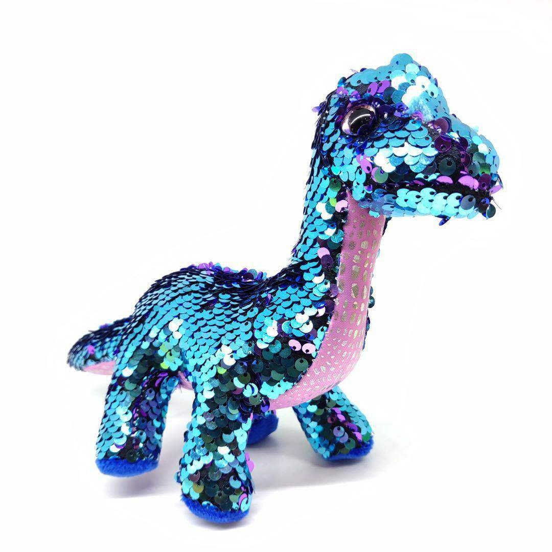 Space X Dinosaur Sequin Plush 40cm