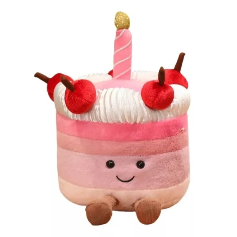 Jellycat Harrods Limited Edition Cheryl Cherry Cake Soft Stuffed Plush 16cm 6.29inches