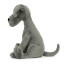 Jellycat Zeus Great Dane Soft Stuffed Plush 30cm 11.81inches
