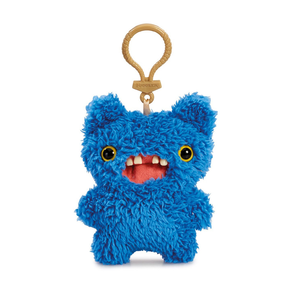 Zuru Fuggler Screech Blue Plush Keyring Keychain 12cm 4.7inches