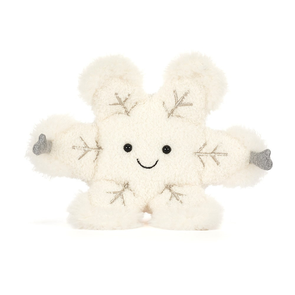 Jellycat Amuseables Snowflake Soft Stuffed Plush 16cm 6.3inches