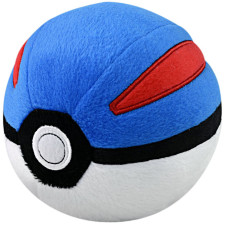 Pokeball Plush Great Ball Blue From Pokemon Plush Toy