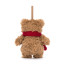 Jellycat Bartholomew Bear Decoration Ornament 12cm 4.72inches