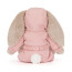 Jellycat Bashful Bunny Snow Suit Soft Stuffed Plush 30cm 11.8inches