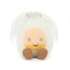 Jellycat Amuseables Boiled Egg Bride Soft Stuffed Plush 16cm 6.29inches