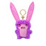 Zuru Fuggler Wave 5 Lord Long Ears Pink Underwear Plush Keyring Keychain 12cm 4.7inches