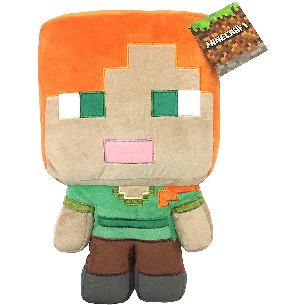 Mojang Minecraft Plush Stuffed Alex Pillow Buddy 16 inch