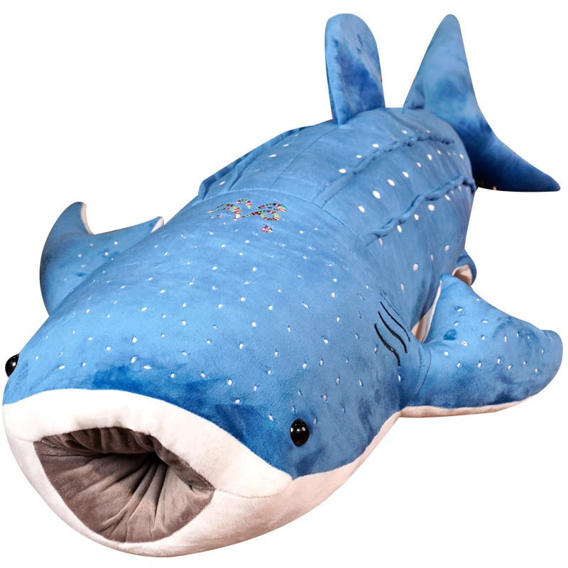 Whale Shark Soft Stuffed Plush Multiple Sizes Blue