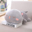 Grey Closed Eyes Cat Plush Toy 35cm 13.77inches