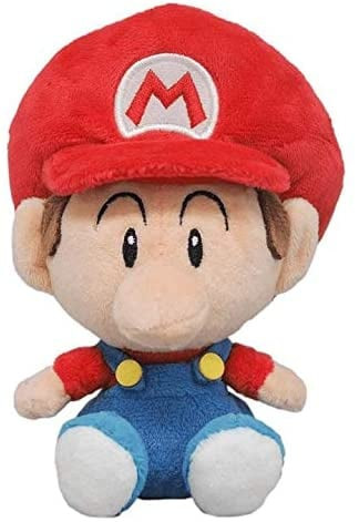 Little Buddy Super Mario All Star Collection Baby Mario Plush 6 Inches