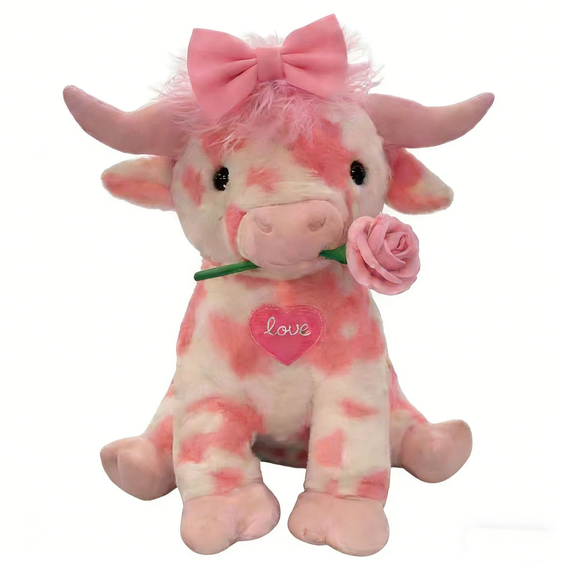 Valentine's Day Love Cow Plush Toy 35cm 13.8inches