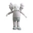 Grey Kaws Plush Toy