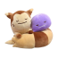 Furret Sleeping From Pokemon Plush Toy
